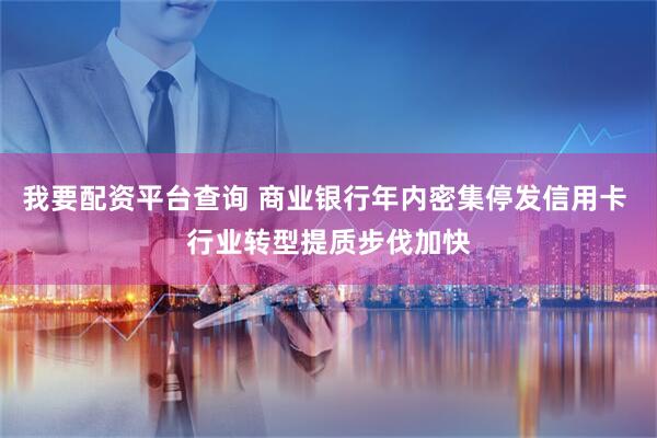 我要配资平台查询 商业银行年内密集停发信用卡 行业转型提质步伐加快
